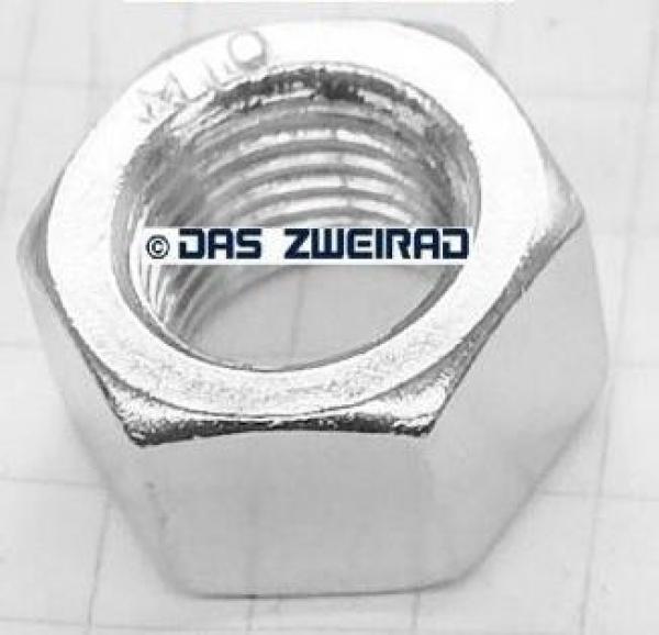 SECHSKANTMUTTER M10x1, SHIMANO, SW15, GLANSVERZINKT